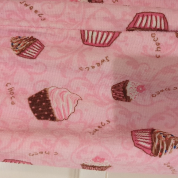 Cupcake Print Pink Pajamas - Picture 3 of 5